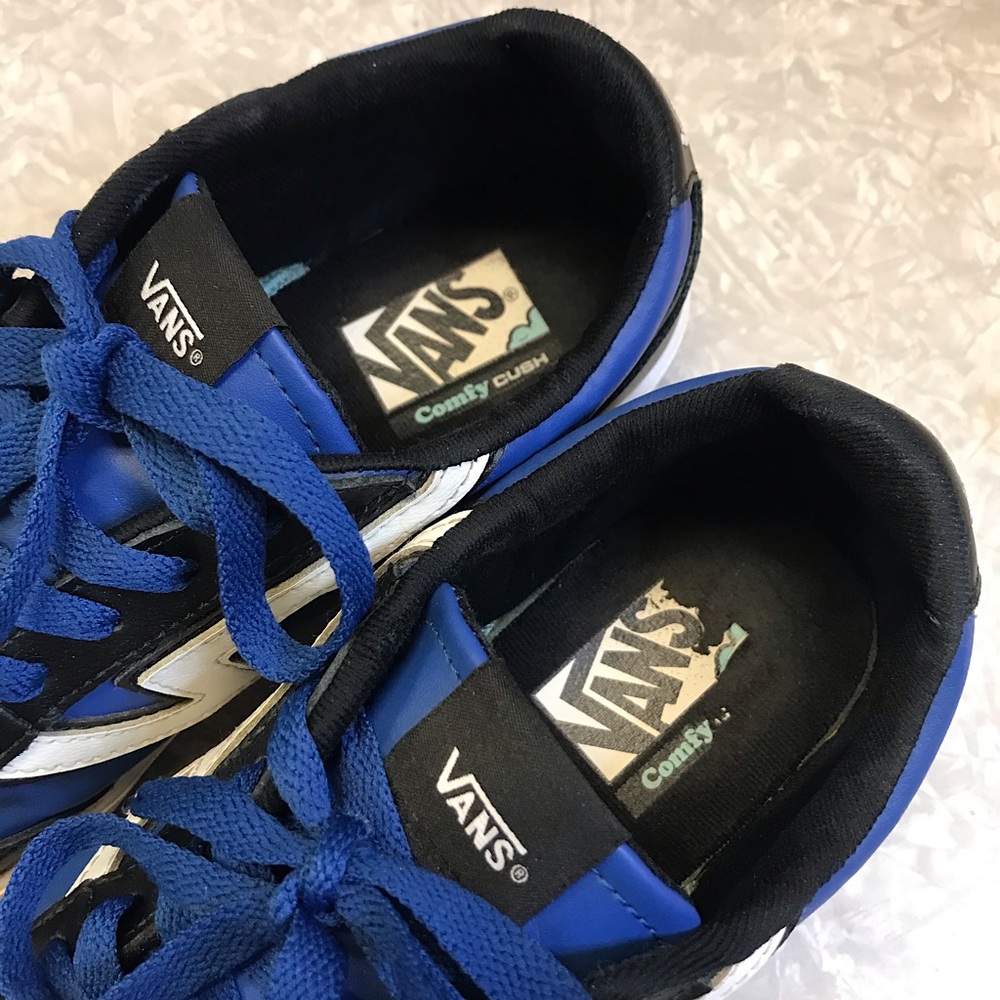 Vans Blue and Black Sneakers - Picture 8 of 11